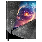Дневник 1-11 кл. 48л. (твердый) BG «Space is close», иск. кожа, тиснение фольгой, печать, аппликация, ляссе