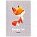 превью Обложка для паспорта MESHU «Happy Fox», ПВХ, 2 кармана
