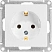 превью Розетка встраиваемая Schneider Electric ATN000143 AtlasDesign с заземлением 16 А IP20 белая
