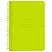 превью Тетрадь 96л., А5, клетка на пластиковом гребне, BG «Neon. Yellow», пластиковая обложка