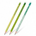 Карандаш чернографитный BRAUBERG «GREEN»1 шт. HBс ластикомпластиковыйассорти181746