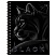 превью Тетрадь 48л., А5, клетка на гребне BG «Just Black», soft-touch ламинация, выб. лак