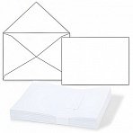 Конверты С4 (229×324 мм), без клеевого слоя, белые, 100 г/м2, КОМПЛЕКТ 500 шт., треугольный клапан