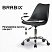 превью Кресло стул BRABIX «Eames MG-310 CH», хром, пластик черный, экокожа черная