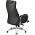 превью Кресло для руководителя Комус Мебель (Easy Chair) 545 чёрное (натуральная кожа с компаньоном, металл хромированный)