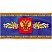 превью Открытка конверт для денег Герб УФ-лак 10шт/уп КД-272