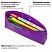 превью Пенал-косметичка ПИФАГОР на молнии, текстиль, фиолетовый, 19×4×9 см, 229003