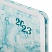 превью Ежедневник датированный 2023 А5 138×213 мм BRAUBERG «Marble», под кожу, синий