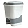 Ведро-контейнер для мусора (урна) OfficeClean Professional SIMPLE, 12л, нержавеющая сталь, хром