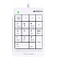 превью Клавиатура A4Tech Fstyler FK13P цифровой блок USB slim д/ноут (FK13P WHITE)