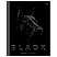 превью Дневник 1-11 кл. 48л. (твердый) BG «Just Black», soft-touch ламинация