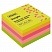 превью Стикеры 76×76 мм Attache Simple куб неоновые 5 цветов (1 блок, 400 листов)
