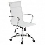 Кресло для руководителя Easy Chair 710 T белое (сетка, металл)