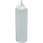 Емкость для соуса 250мл. d=52мм. h=171 мм. с крыш. прозрачная MGprof,51722