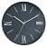 превью Часы настенные Clock Dark Blue (30.6×30.6×4.5 см)