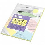 Бумага цветная OfficeSpace «Pale Color», A4, 80 г/м², 100л., (желтый)