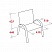 превью Стул Echair-805 VP для посетителей (кожзам черный, хром)