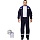 Костюм рабочий летний муж. л16-КБР с СОП син/вас (р.44-46) 182-188