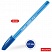 превью Ручка шариковая Luxor «InkGlide 100 Icy» синяя, 0.7мм, трехгран. 
