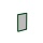 Держатель информации рамка пластиковая А4, зеленый, 10шт. уп