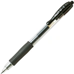 Ручка гелевая PILOT BL-G2-5 авт.резин.манжет.черная 0,3мм