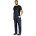 превью Полукомбинезон рабочий летний мужской Delta Plus MACH1 Range синий/оранжевый (размер 88-92 (44-46), рост 164-172)