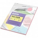 Бумага цветная OfficeSpace «Pale Color», A4, 80 г/м², 100л., (розовый)