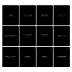 Тетради предметные, КОМПЛЕКТ 12 ПРЕДМЕТОВ 48 л., пластиковая обложка, BRAUBERG «BLACK MODE»