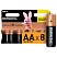 превью Батарейки КОМПЛЕКТ 8 шт., DURACELL Basic ОРИГИНАЛ, AA (LR6, 15А), алкалиновые, пальчиковые