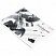 превью Скетчбук-блокнот 60л. А5 на гребне ArtSpace «Black/white mood», 120г/м2