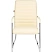 превью Конференц-кресло Комус Мебель (Easy Chair) 806 бежевое (экокожа, металл хромированный)