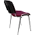 превью Стул офисный Easy Chair Изо/Iso бордовый (ткань, металл) (244440)