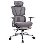 Кресло BRABIX PREMIUM «Evolution ER-700», подножка, слайдер, синхромеханизм, сетка, серое