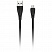 превью Кабель Smartbuy iK-12RG, USB2.0 (A) - microUSB (B), резиновая оплетка, 2A output,1м, черный