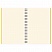 превью Бизнес-тетрадь Attache Selection Spring Book A4 150 листов желтая в клетку на спирали (230×297 мм)