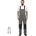 превью Полукомбинезон рабочий летний муж л27-ПК св-сер/сер 60-62/182-188