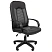 превью Кресло для руководителя Комус Мебель (Easy Chair) Easy Chair 683 серое/чёрное (экокожа, пластик)
