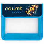 Папка для тетрадей ЮНЛАНДИЯ А5, пластик, 2 отделения, клапан на липучке, «No limit»