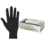 Перчатки нитриловые смотровые SFM Supersoft N136100 пар (200 шт. )размер L (большой)черные