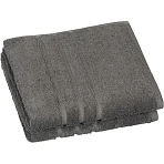 Полотенце махровое Luscan/бордюр 500г/м2, 50×90, серый, 2 шт/уп