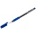 Ручка гелевая OfficeSpace синяя, 0.5мм, грип, игольчатый стержень
