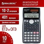 Калькулятор инженерный BRAUBERG SC-991MS (157×82 мм)401 функция10+2 разрядовдвойное питание271724