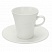 превью Кофейная пара Wilmax фарфоровая белая чашка 160 мл/блюдце (артикул производителя WL-993005/AB)