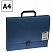 превью Папка-портфель 1 отделение OfficeSpace, 600мкм, синий