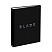 превью Тетрадь на кольцах А5, 120л., BG «Just black», soft-touch ламинация, выб. лак