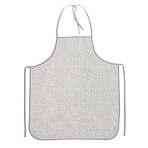 Фартук кухонный 70×60см, рогожка, 160г/м2, Рант серый
