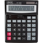 Калькулятор настольный ПОЛНОРАЗМЕРНЫЙ Attache AF-445B,12р, дв. пит, черный