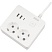превью Удлинитель Power Cube, 2р с/з вык.,3USB, 3500 Вт, 16А, 1.9 м, 3×1.0 (белый)