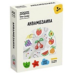 Аквамозаика ТРИ СОВЫ «Фруктовый компот», набор инструментов и аксессуаров, трафареты, картонная коробка 11×14см
