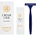 превью Набор бритвенный Luscan Cream Line картон (бритва, гель для бритья, 200 штук в упаковке)